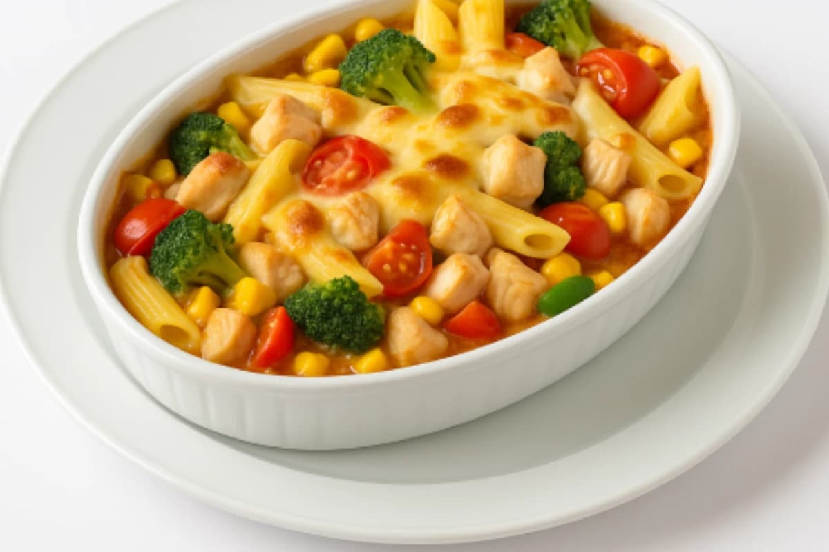 Auflauf Nudel Hähnchen